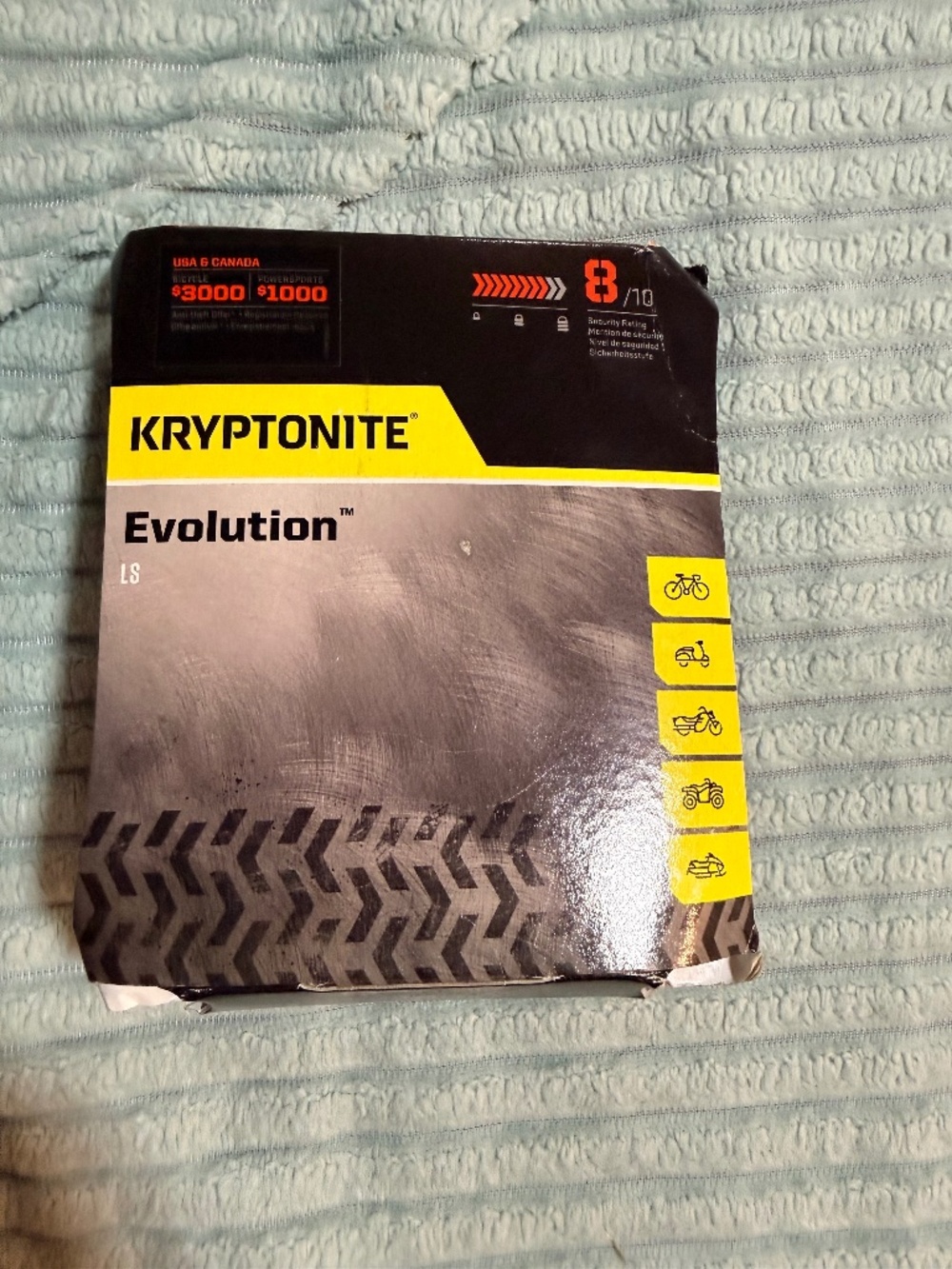 Kryptonite Evolution LS U-Lock 4 x 11.5 Bike Lock 002147 Lock Only